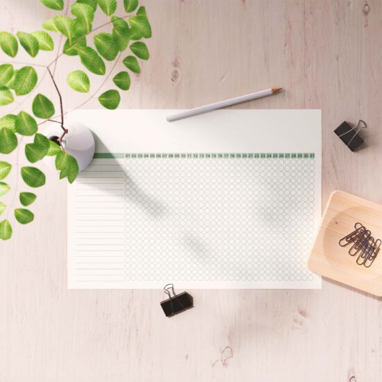 Bullet Journal Vorlage zum Ausdrucken (PDF / Printable)