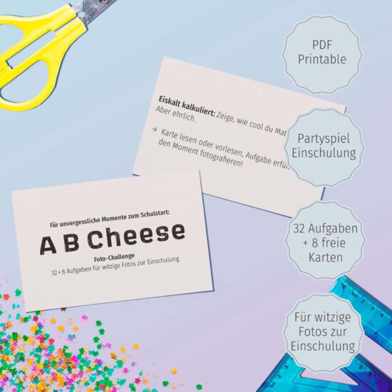 Foto-Challenge Einschulung: 32 Foto-Aufgaben zum Schulanfang (PDF als Download)