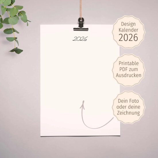 Schöner Foto-Kalender zum Ausdrucken (PDF)
