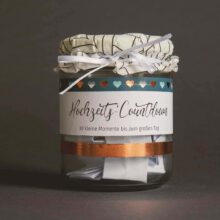 Countdown Hochzeit (PDF): 30 Marmeladenglas-Momente vor dem großen Tag. LGBTQ-friendly.