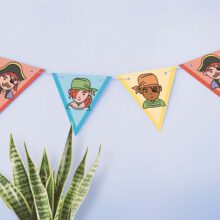 Komplett-Set zum Kindergeburtstag: Piraten-Party. Deko, Schatzsuche und vieles mehr zum Ausdrucken (PDF)