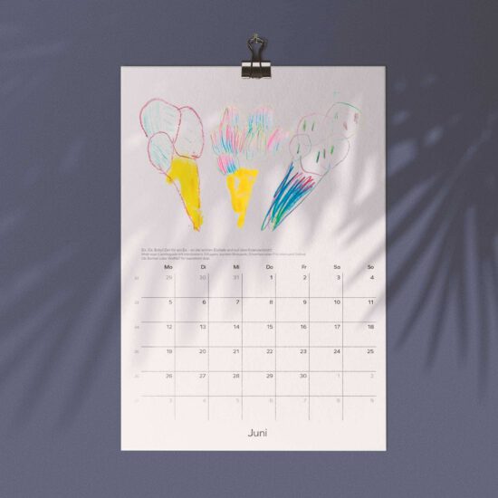 Mal- und Bastel-Kalender mit 12 Kreativ-Vorschlägen, PDF