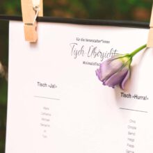 Tisch-Übersicht Vorlage (PDF) zum Bearbeiten und Ausdrucken